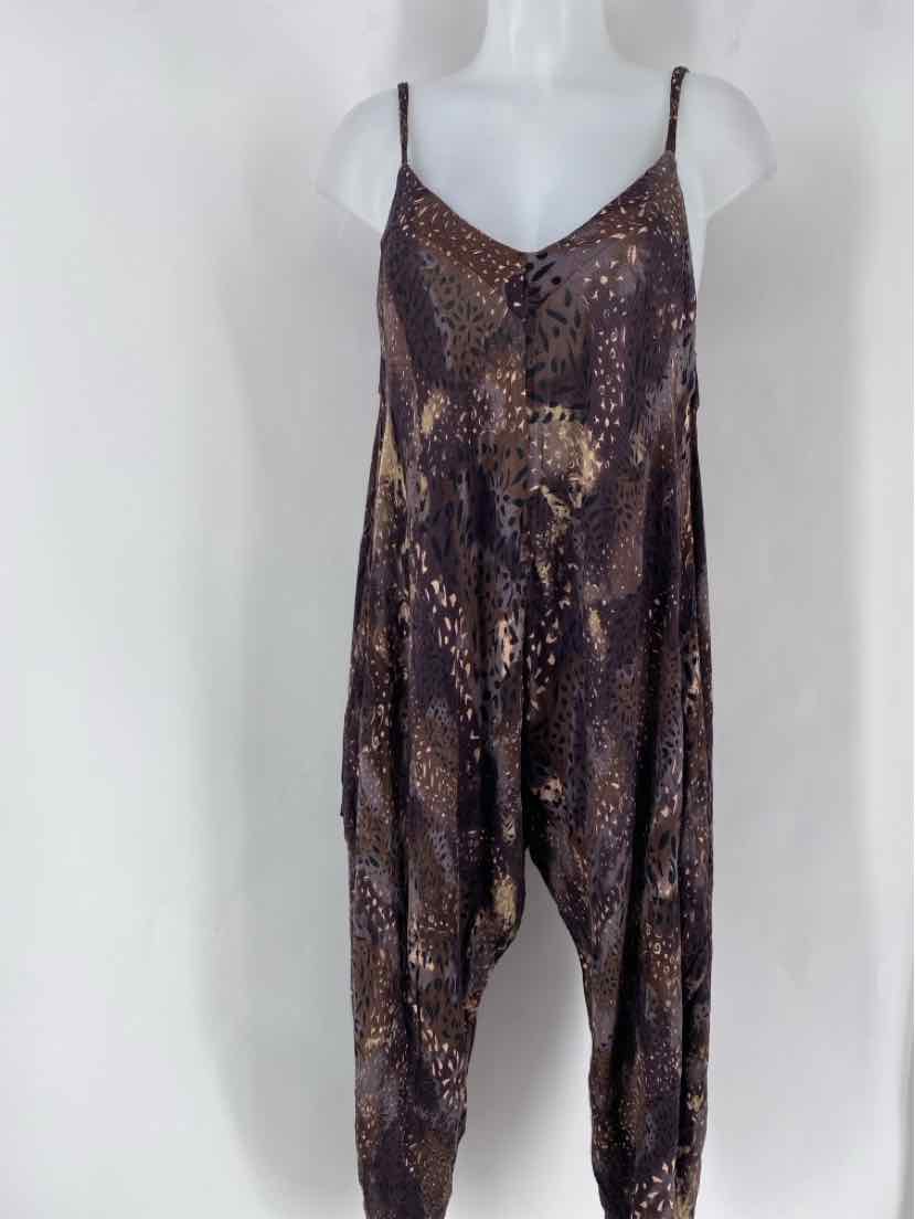 Size S FREE PEOPLE Purple Print Pants