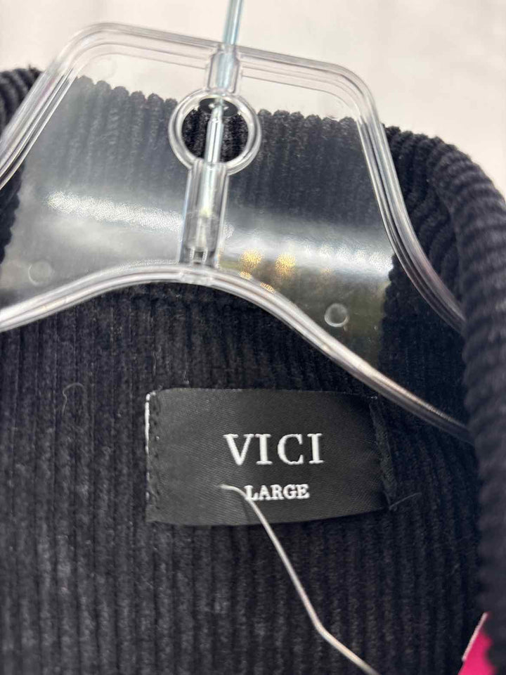 Size L VICI Black Corduroy Jacket