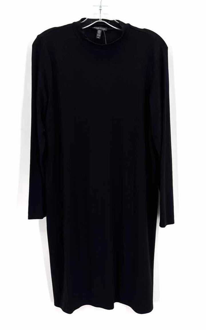 Size M Eileen Fisher Black Dress