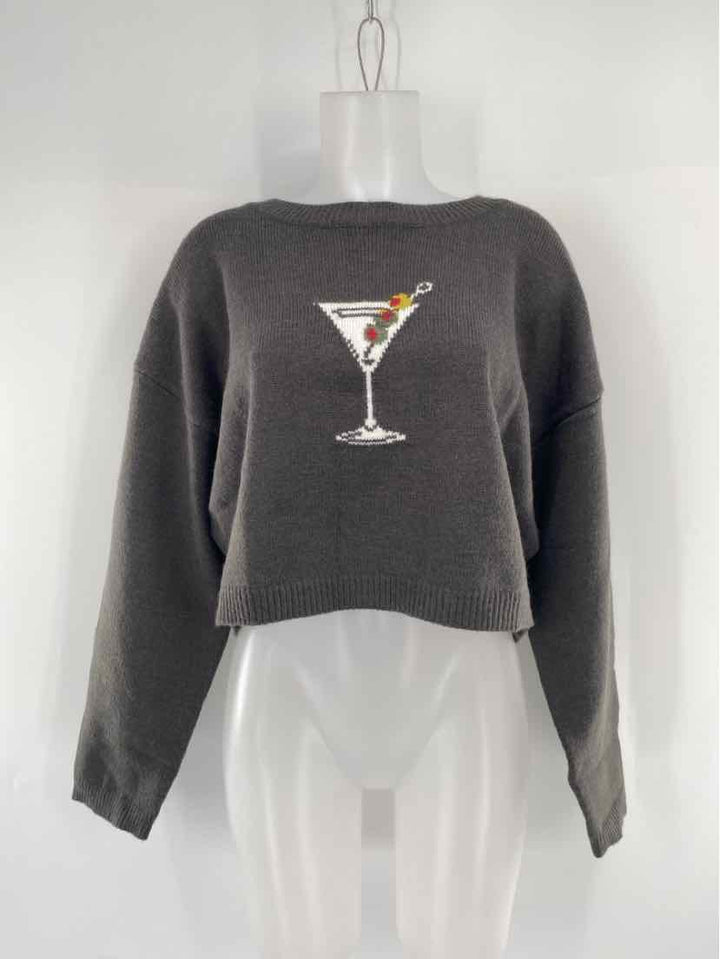 Size L Gray Sweater