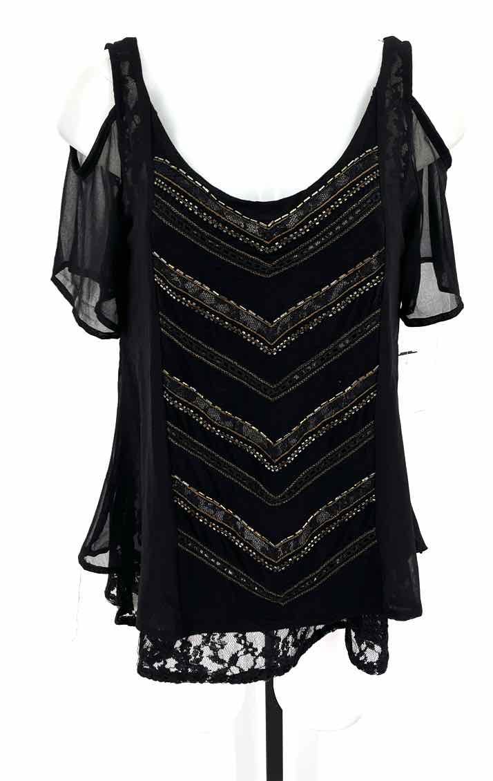 Size M MISS ME Black Shirt