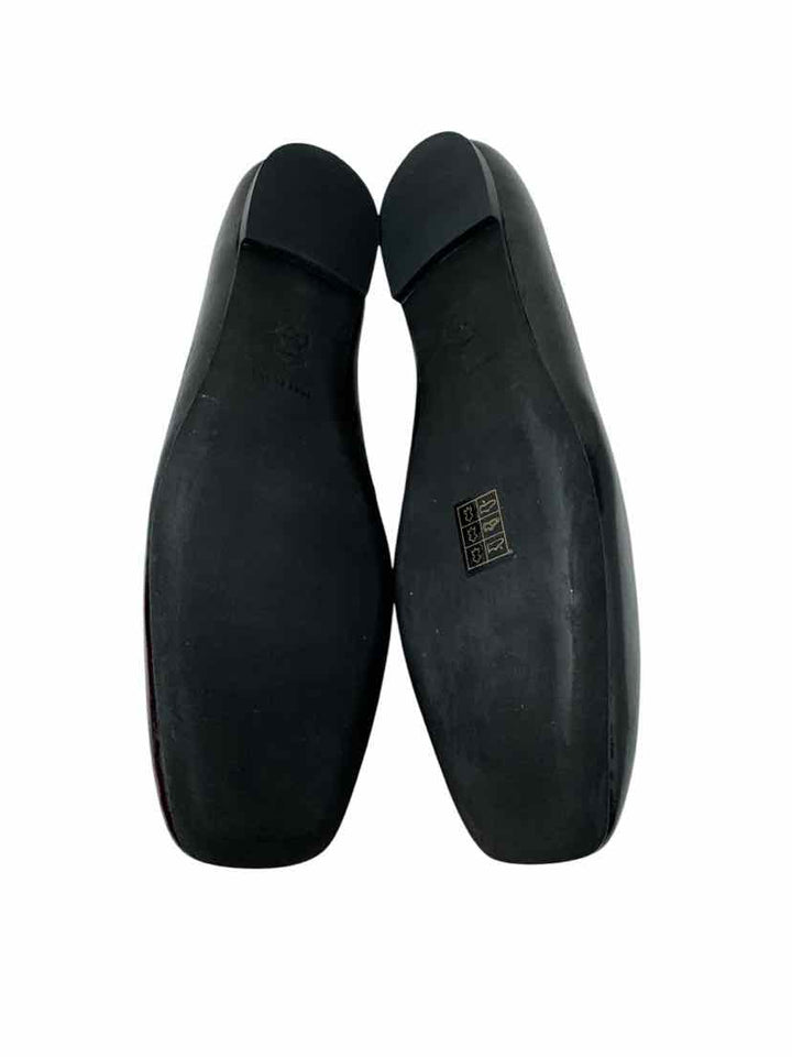 Shoe Size 9 Tory Burch Black Leather Flats
