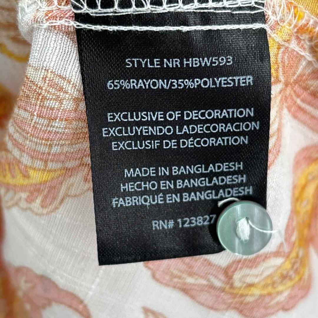 Size S Orange Shirt