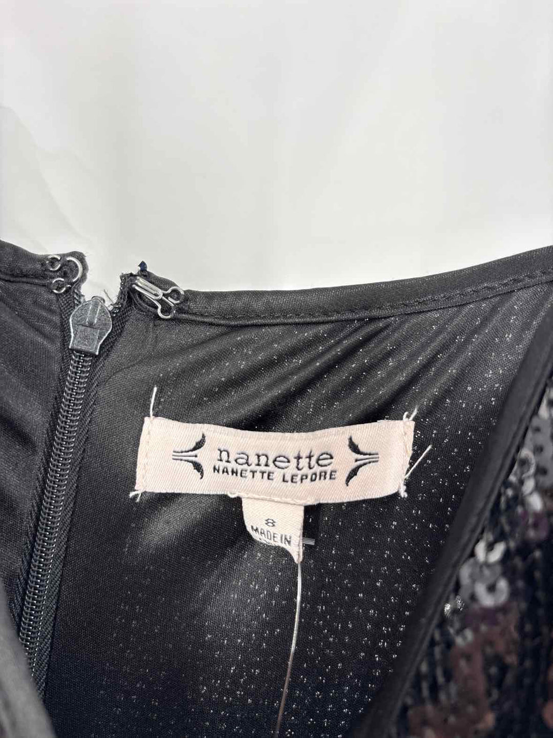 Size 8 NANETTE LEPORE Black Dress