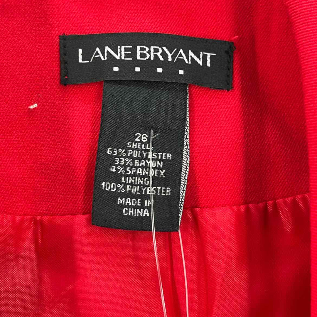Size 26 LANE BRYANT Red Shirt