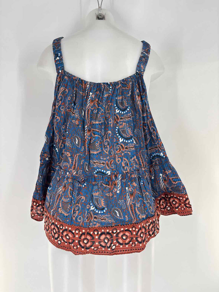 Size M CLEOBELLA Blue Print Shirt