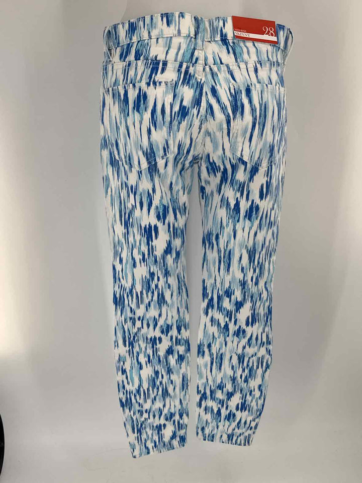 Size 28 C WONDER Blue Print Pants