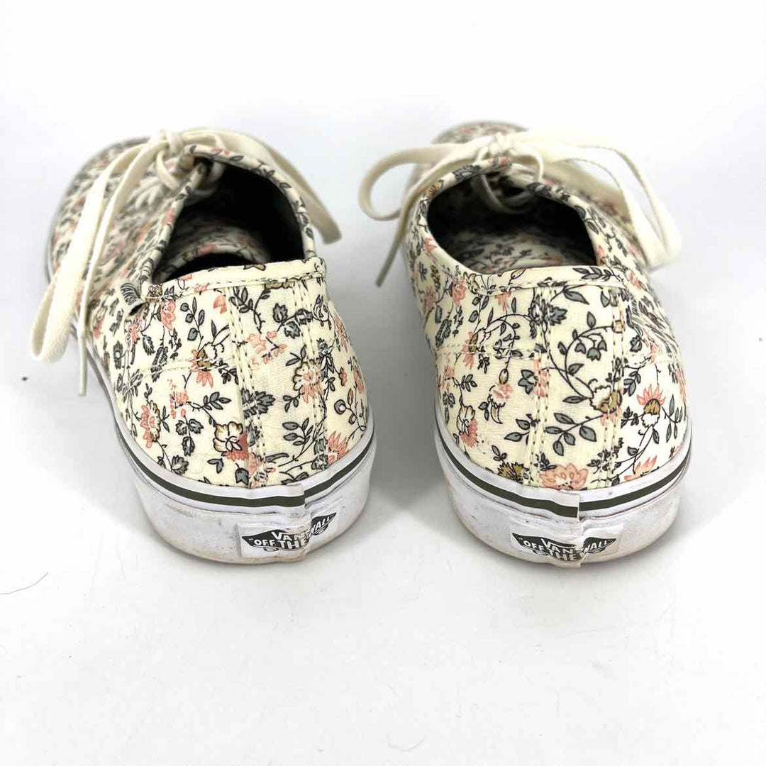 Shoe Size 11 Vans Ivory Canvas Sneakers