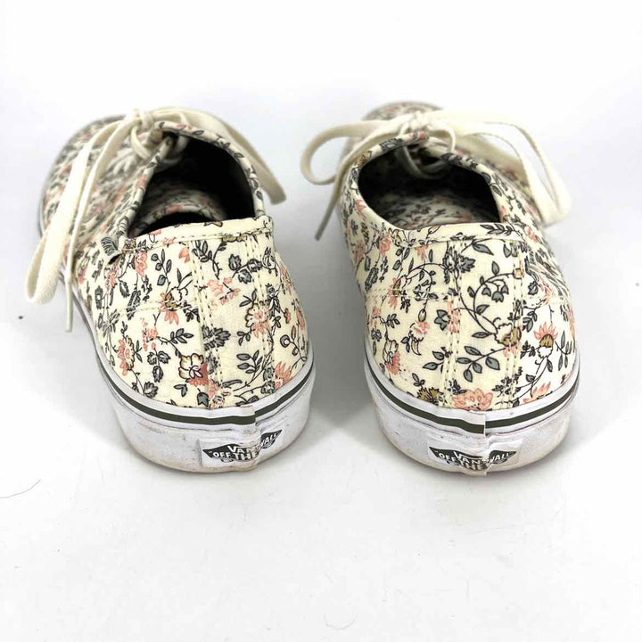 Shoe Size 11 Vans Ivory Canvas Sneakers