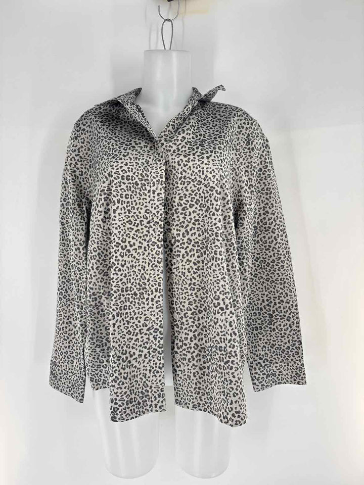 Size 14 Chico's gray print Shirt