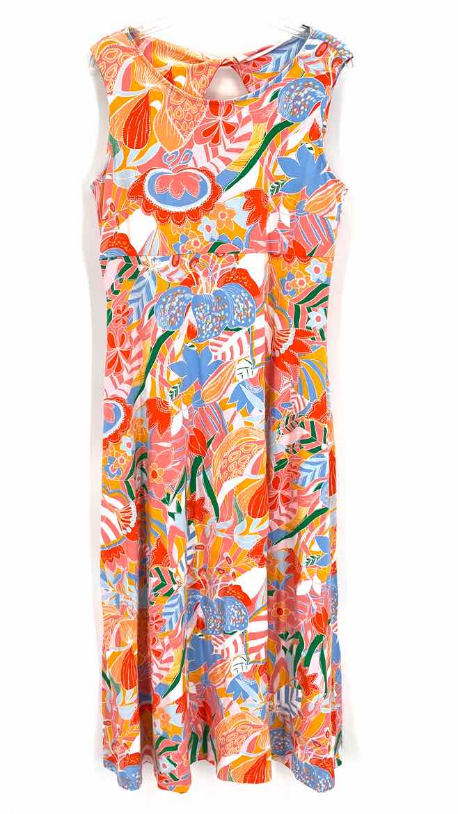 Size L Talbots Orange Dress