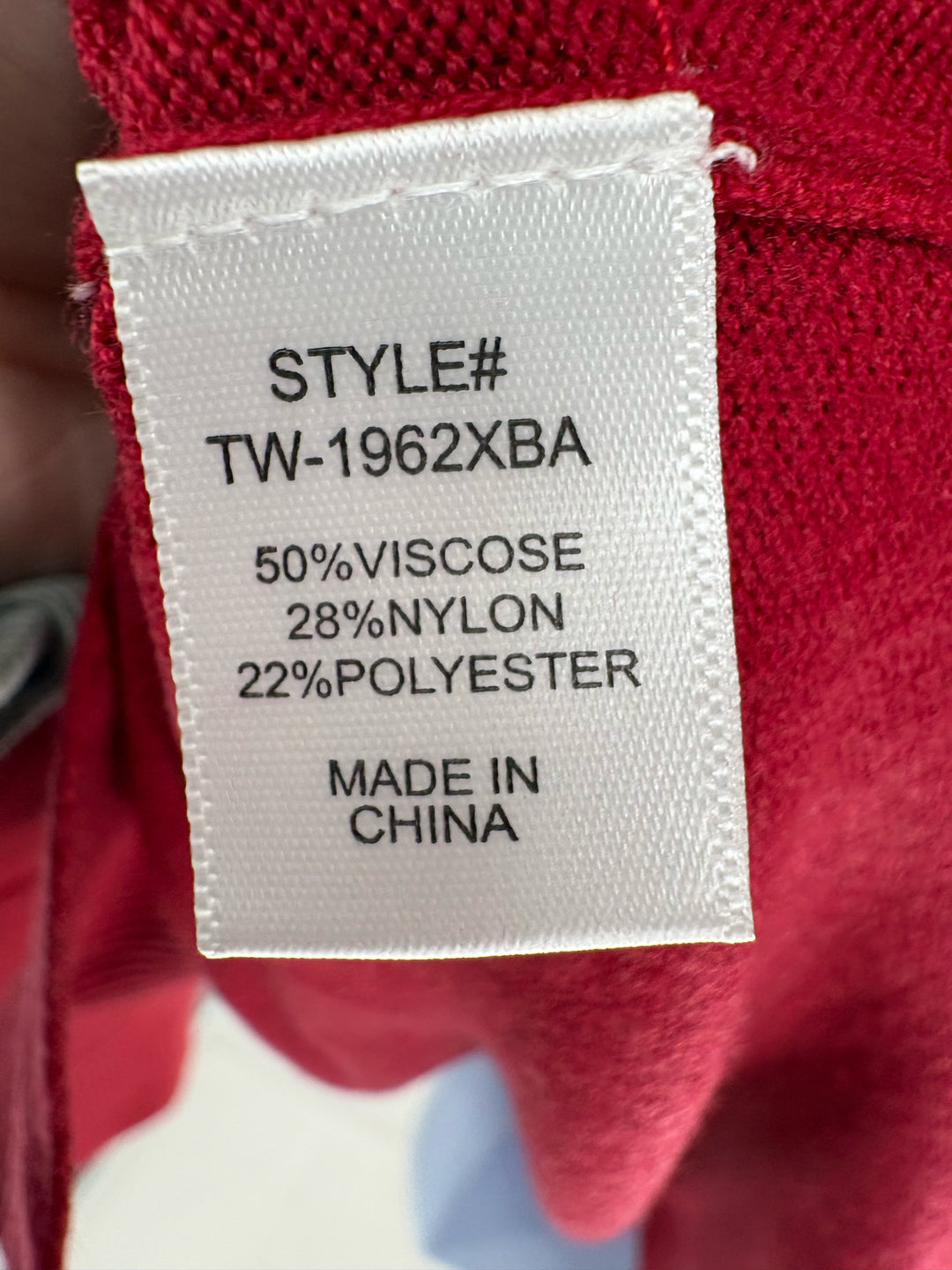 Size 3X ZENANA Red Sweater