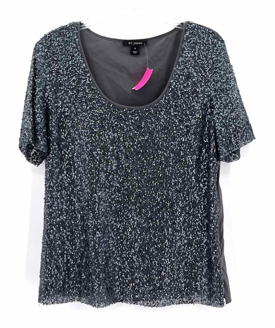 Size 10 ST JOHN Gray Shirt