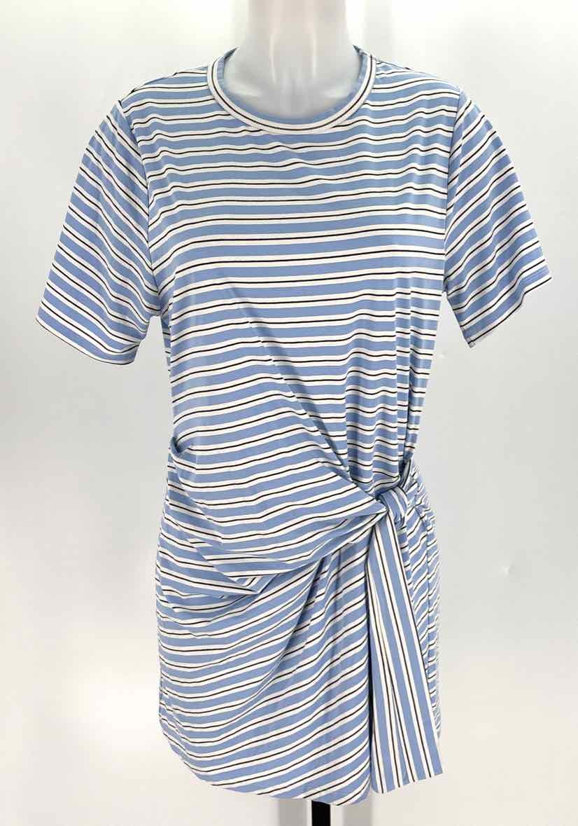 Size 4 MNG Blue Print Dress