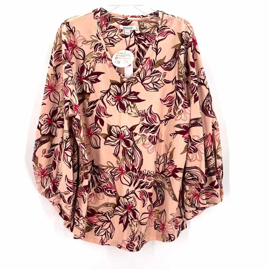 Size L Chico's Blush Knit Shirt