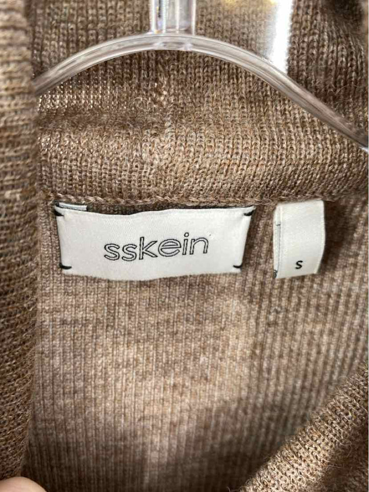 Size S Brown Knit Luxury - Sweater