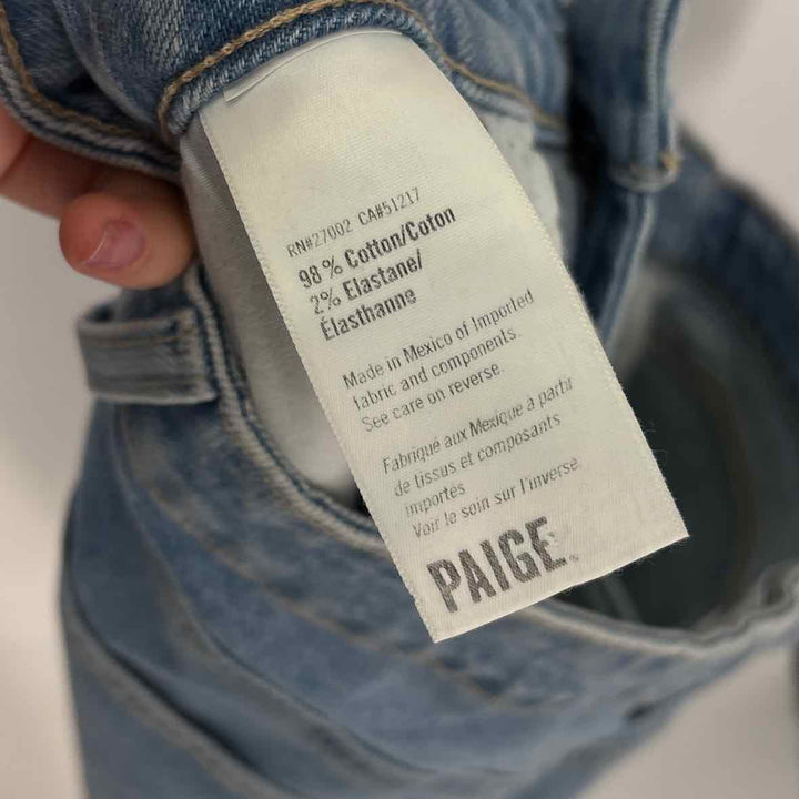 Size 30 PAIGE Light Blue Denim Skirt