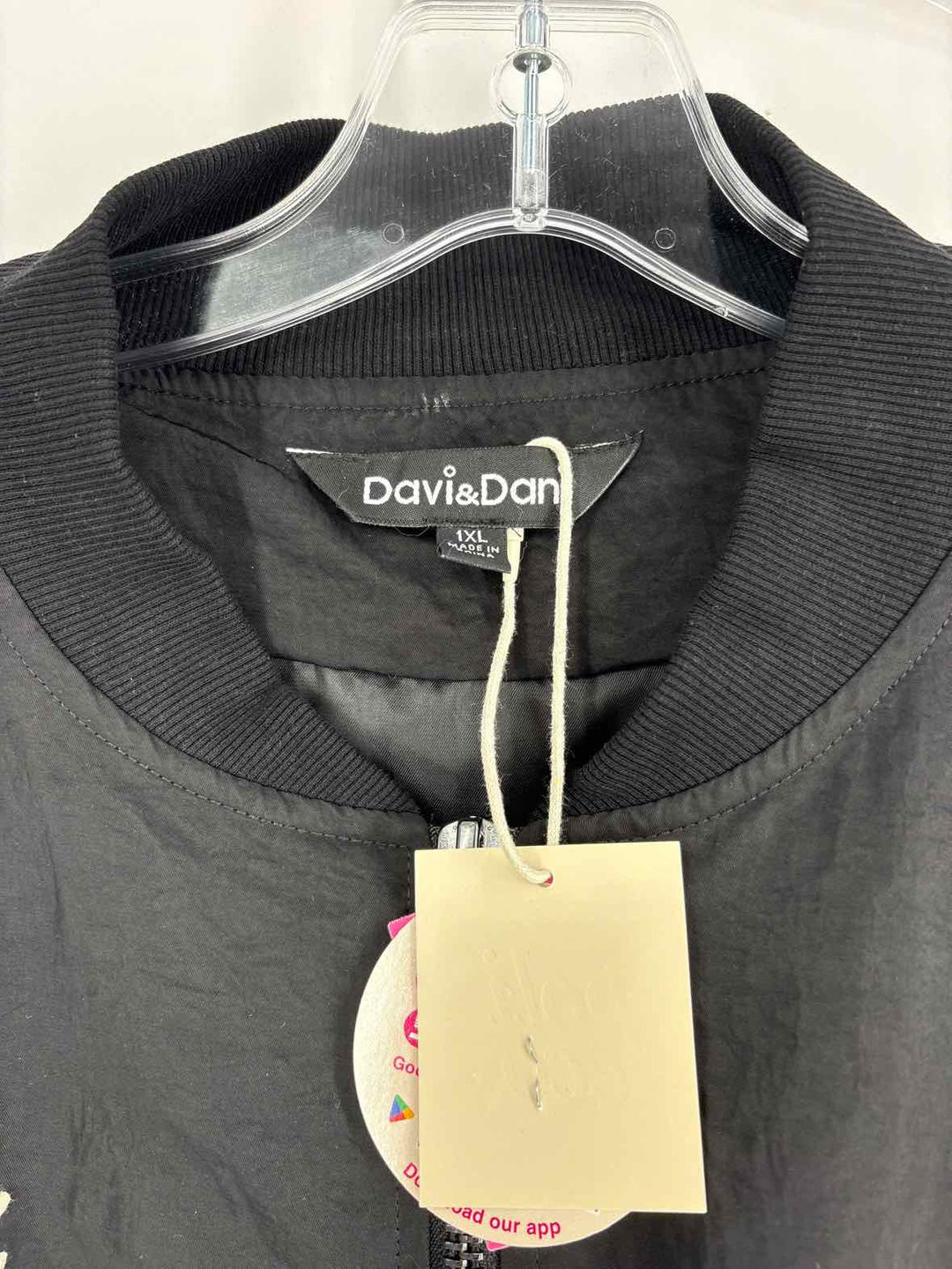 Size 1X DAVI & DANI Black Jacket