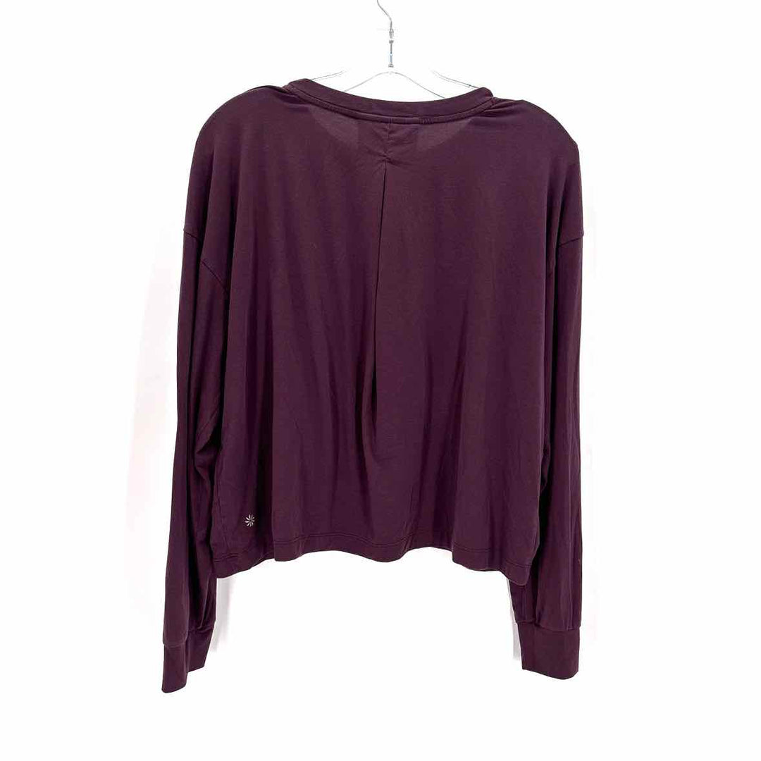 Size M Athleta Burgundy Shirt