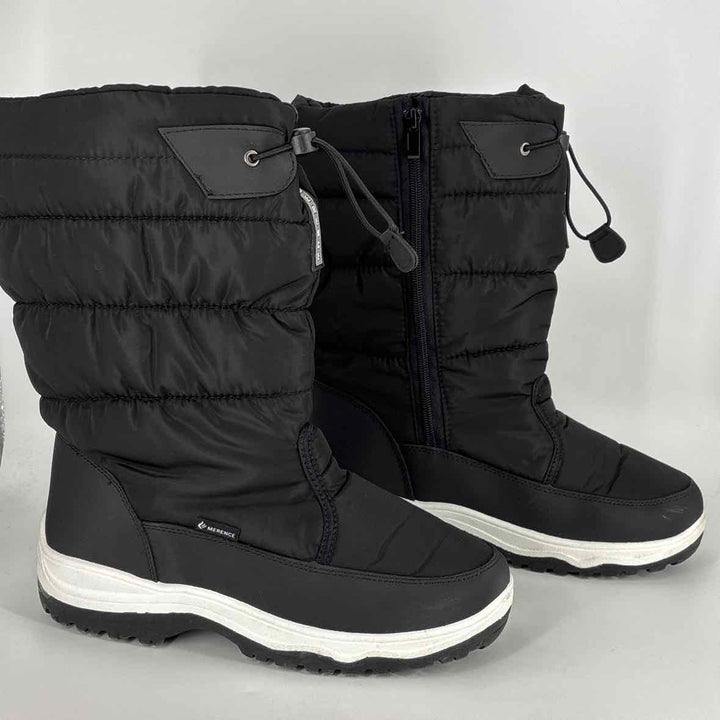 Shoe Size 42 Black Nylon Boots