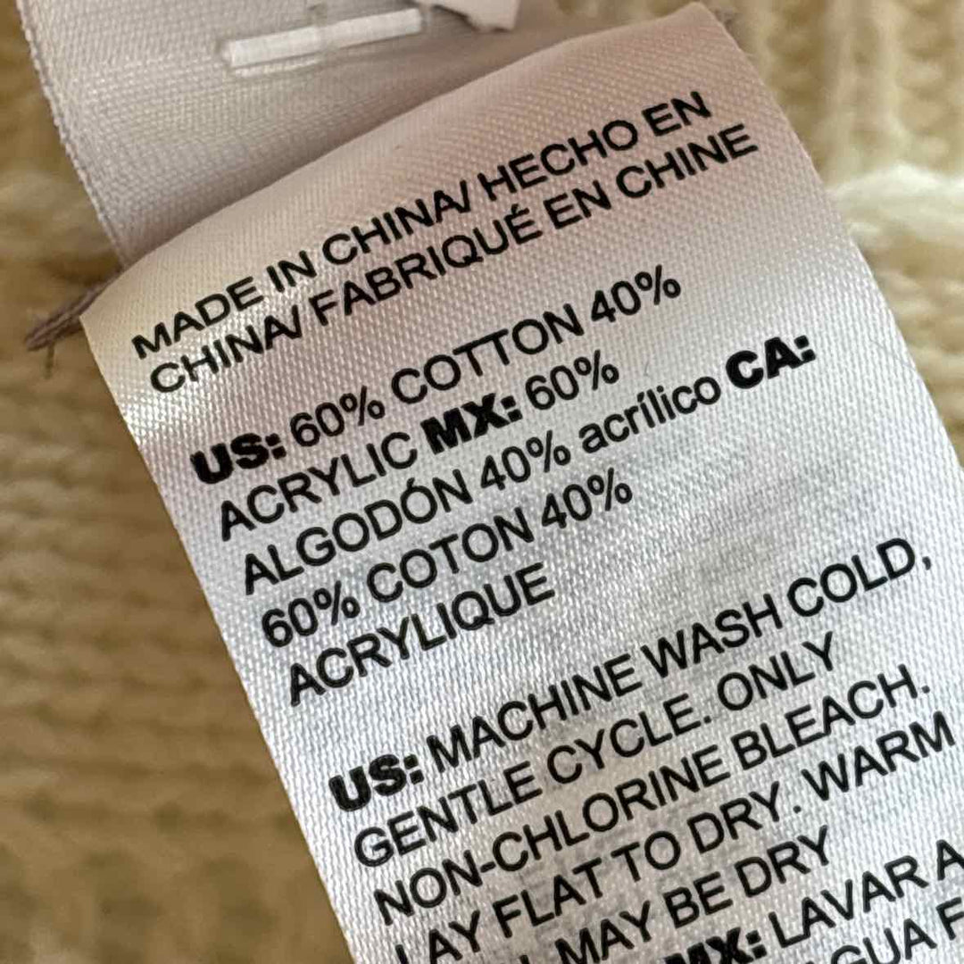 Size L Chico's Ivory Knit Sweater