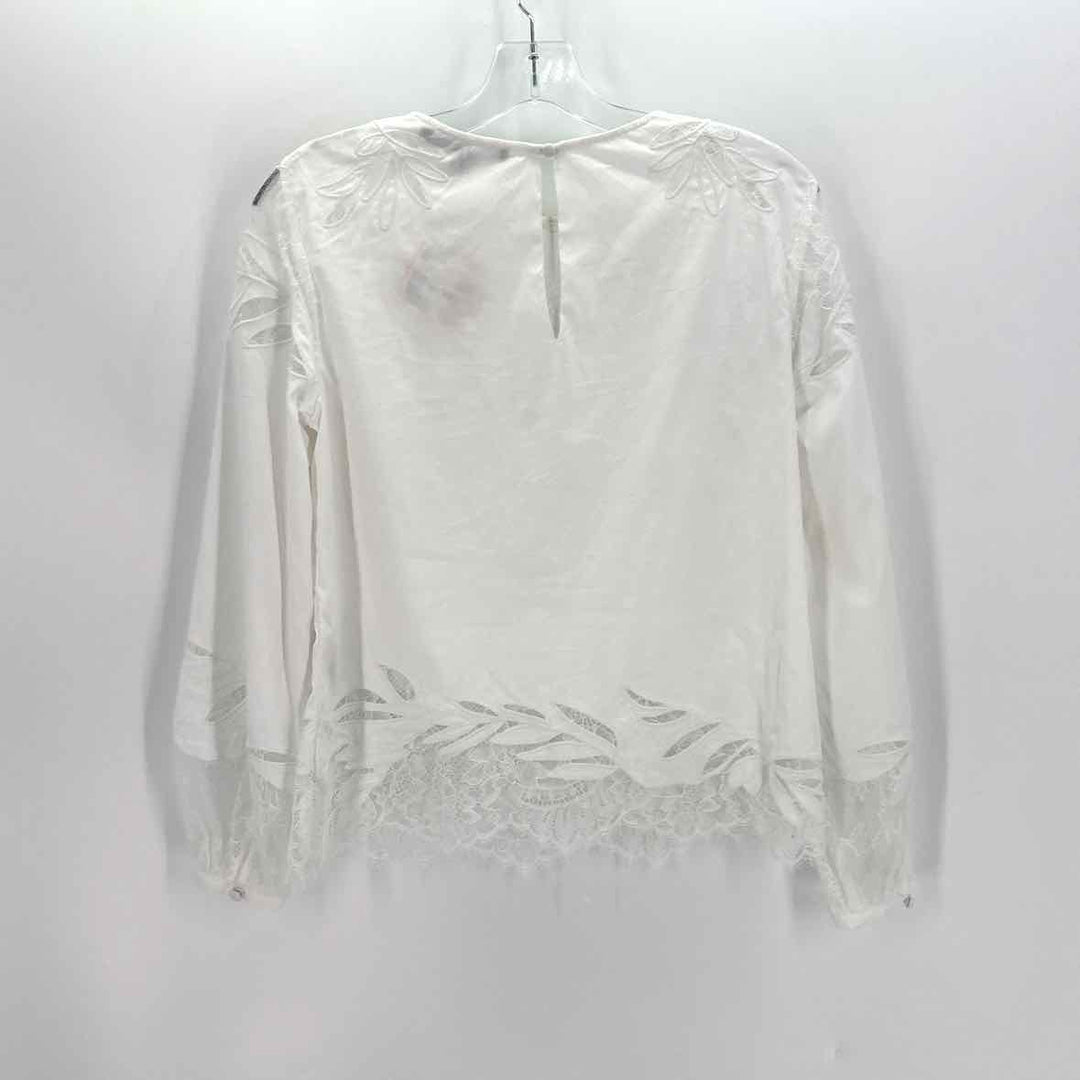 Size 2 White House Black Market White Shirt