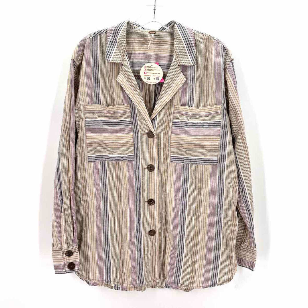 Size S FREE PEOPLE Ivory Shirt