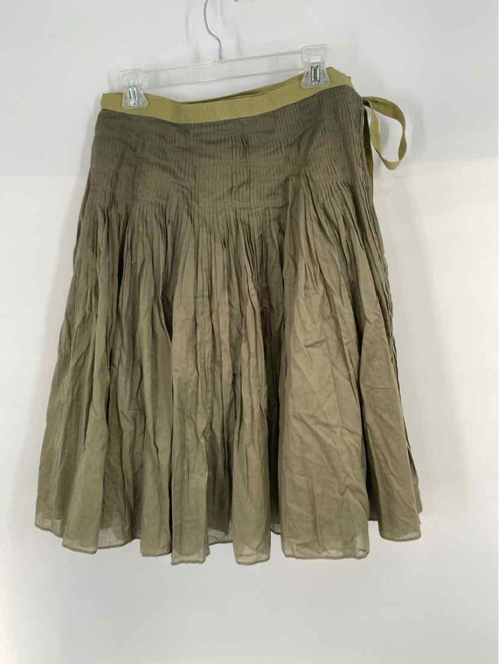 Size 14 Tory Burch Green Skirt