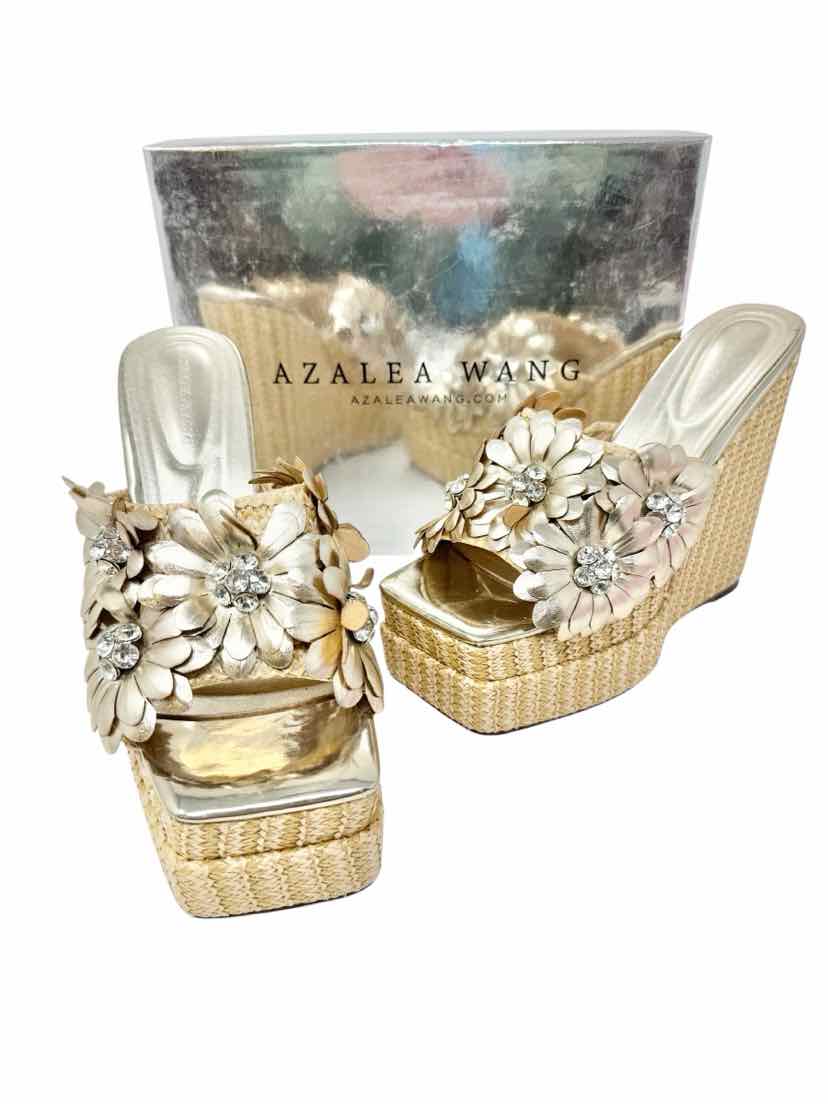 Shoe Size 8 AZALEA WANG Tan Sandals