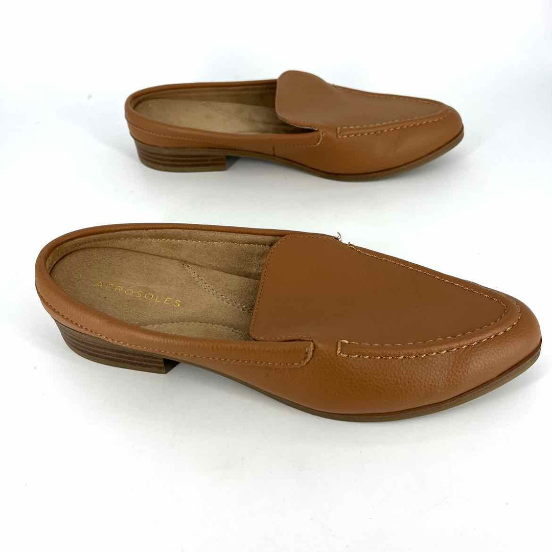 Shoe Size 7.5 Aeropostle Camel Faux Leather Loafers