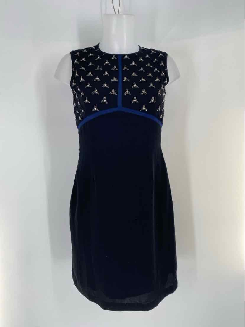 Size 2P Anthropologie Black Print Dress