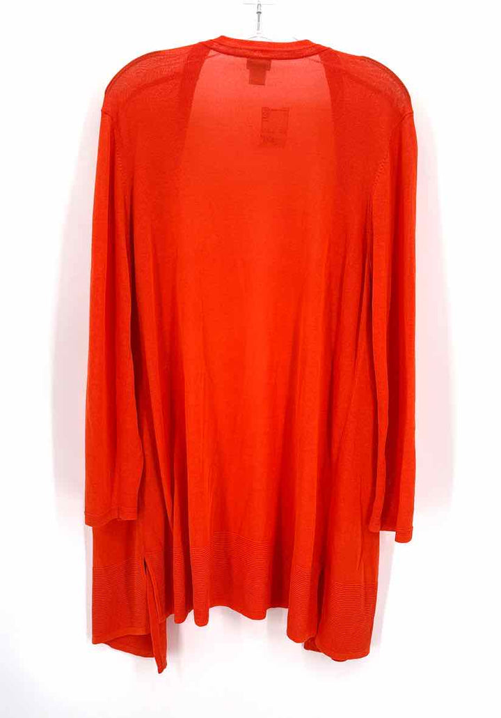 Size XL Chico's Orange Cardigan