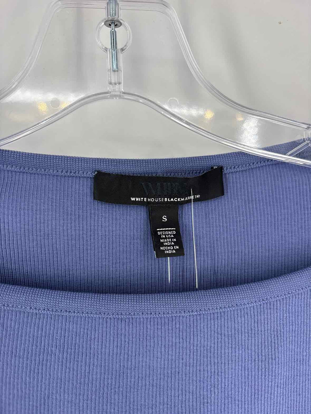 Size S White House Black Market Blue Shirt