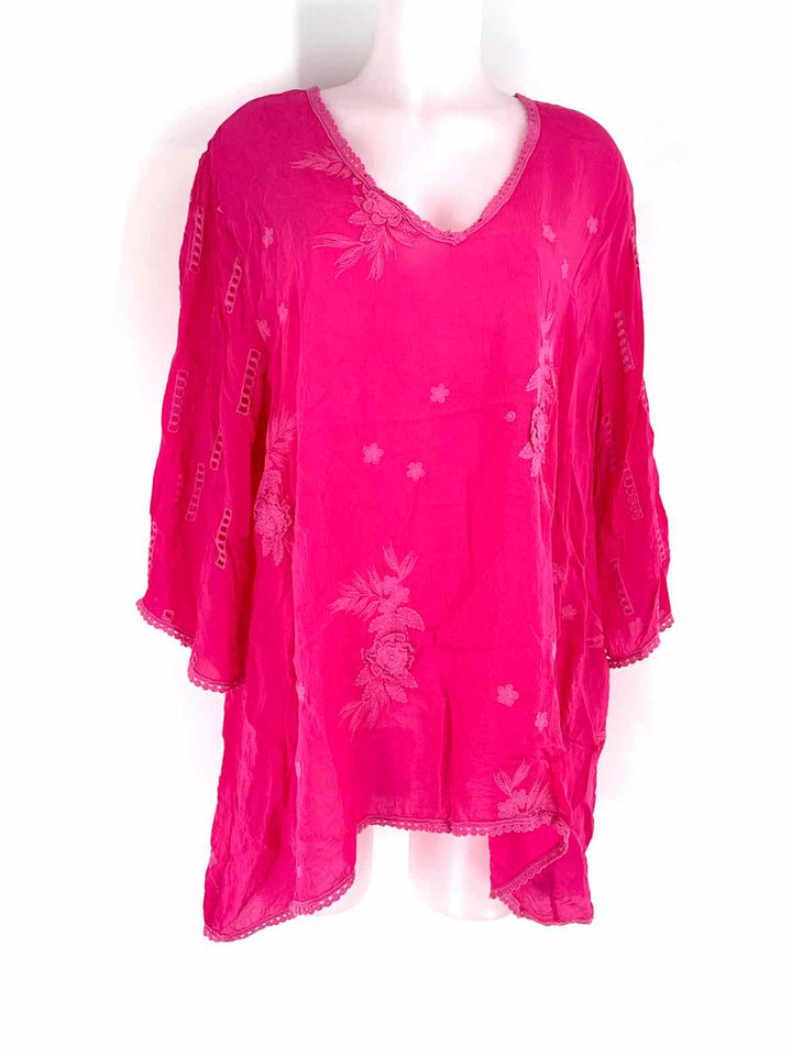 Size XL Johnny Was Pink Shirt