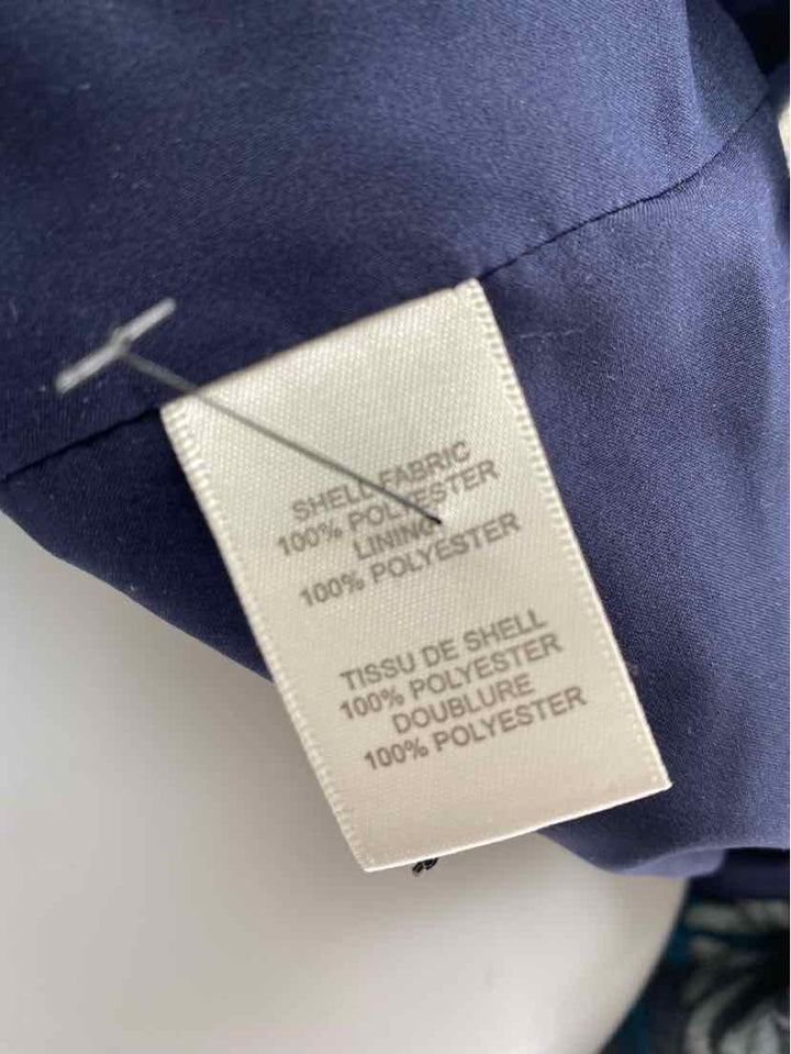 Size 4 REBECCA TAYLOR Blue Sateen Dress