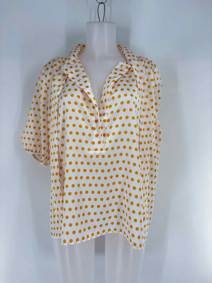 Size L Ann Taylor Mustard Shirt