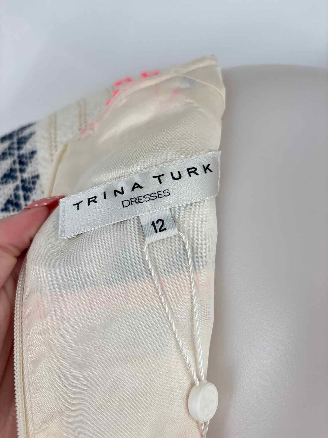 Size 12 TRINA TURK Cream Dress