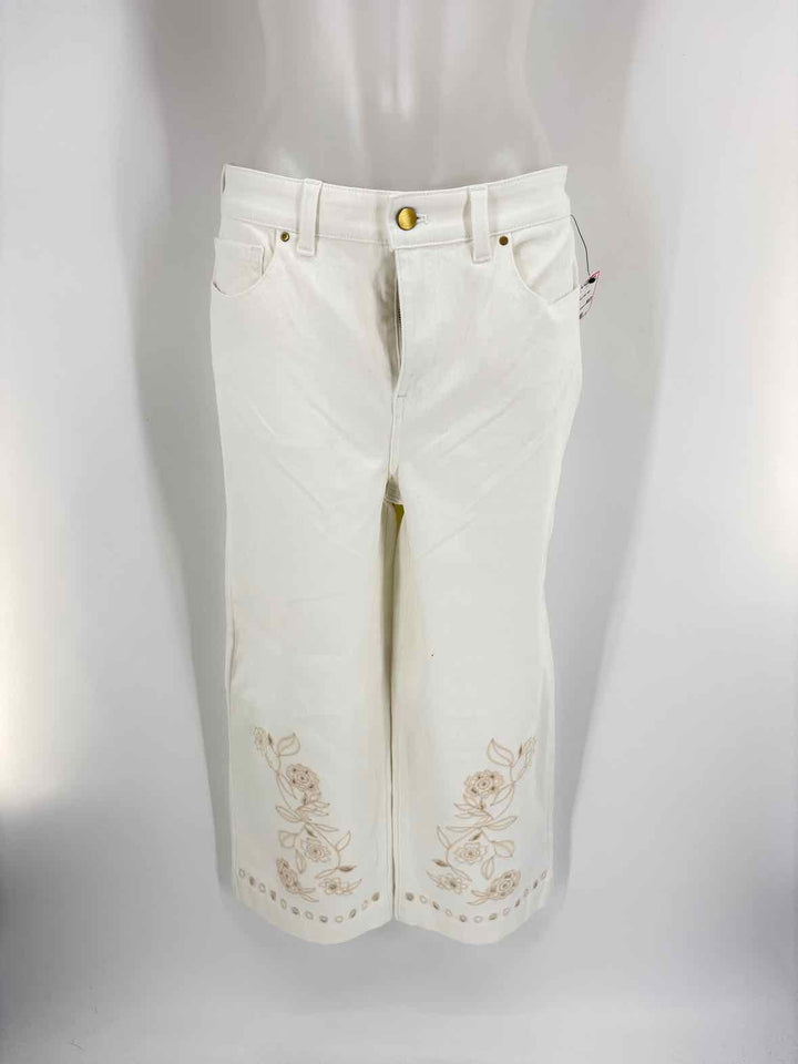 Size 8 Talbots White Pants