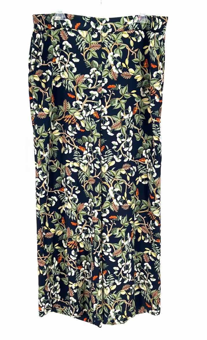 Size XL LOFT Navy Print Pants