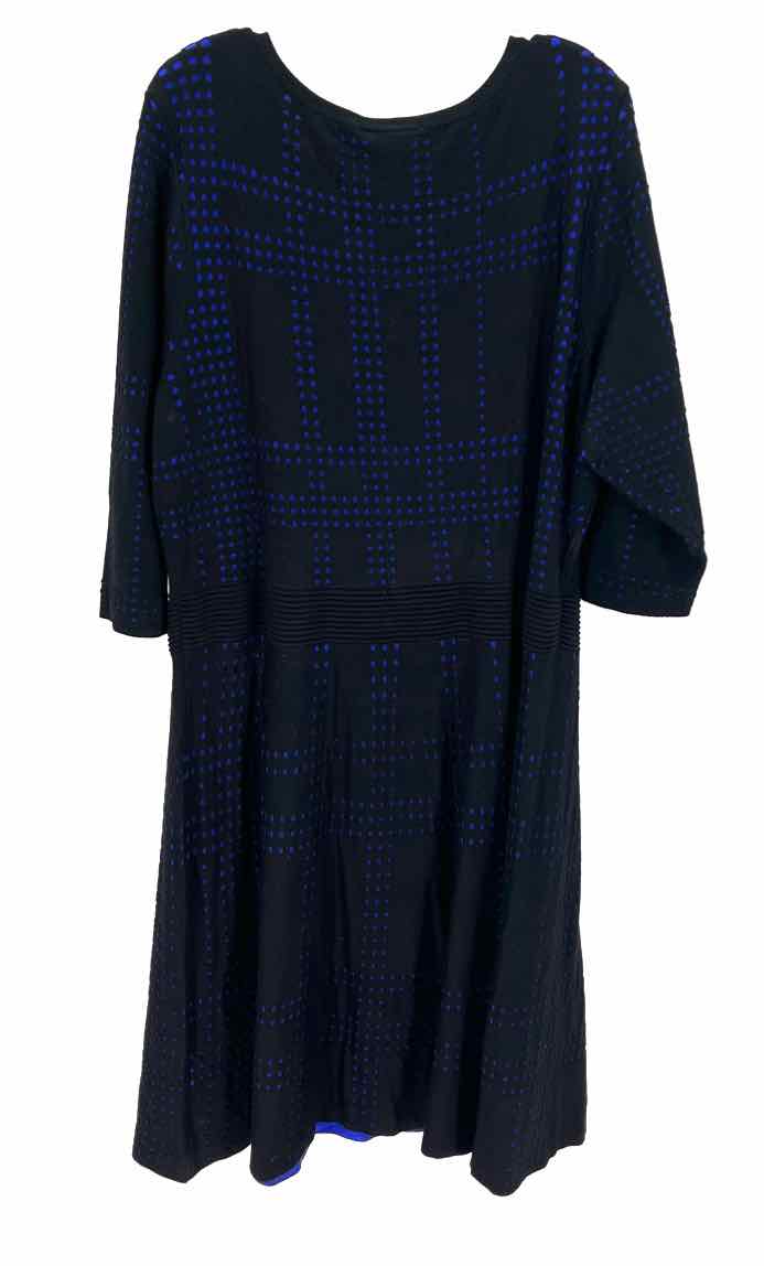 Size 26/28 LANE BRYANT Black Knit 2 PC Dress