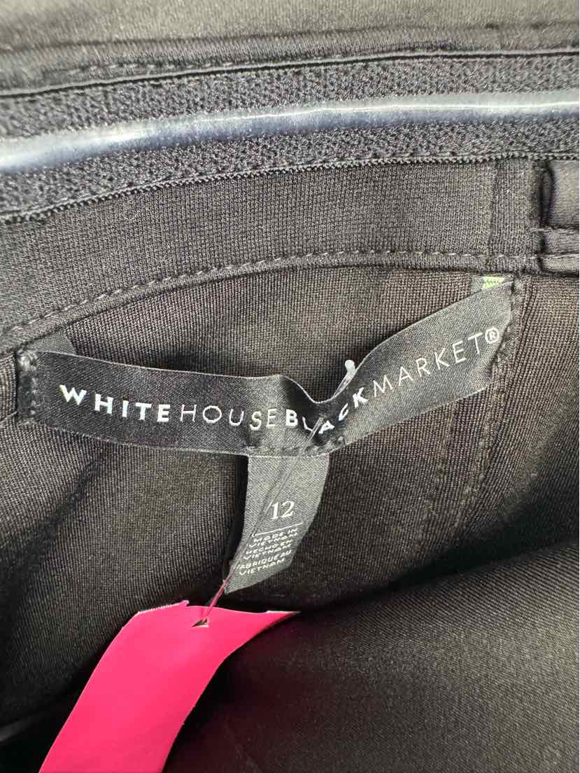 Size 12 White House Black Market Black Shirt