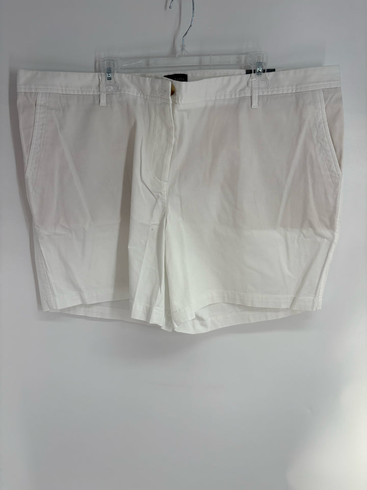 Size 20 Talbots White Shorts