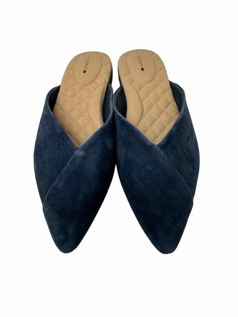 Shoe Size 9 BIRDIES Navy Suede Flats