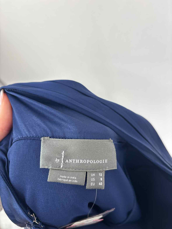 Size 8 Anthropologie Blue Skirt