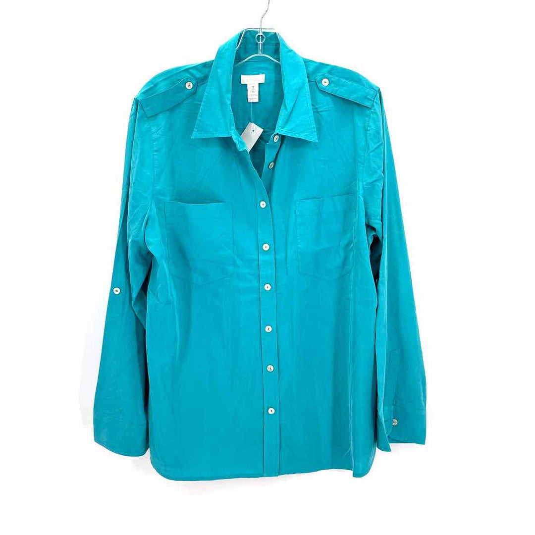 Size 3 Chico's Teal Shirt