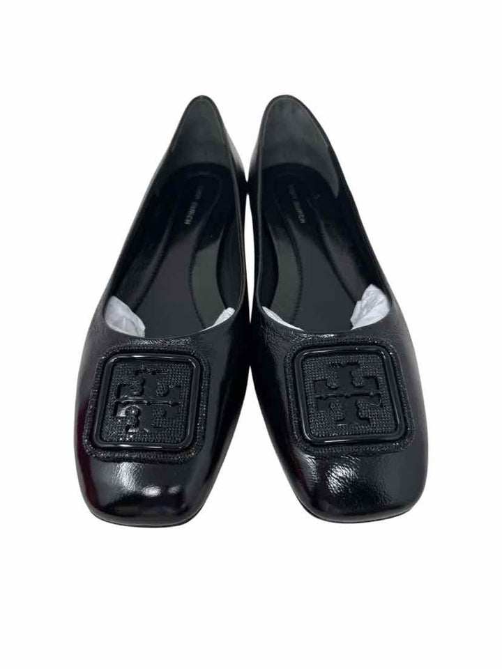 Shoe Size 9 Tory Burch Black Leather Flats