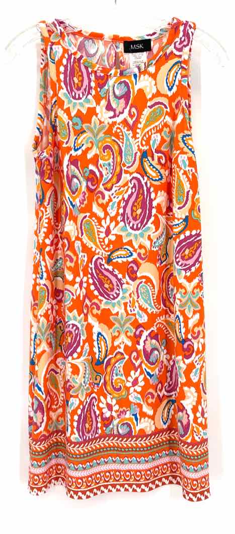 Size S MSK Orange Dress