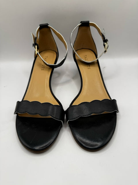 Shoe Size 9 Talbots Black Leather Sandals
