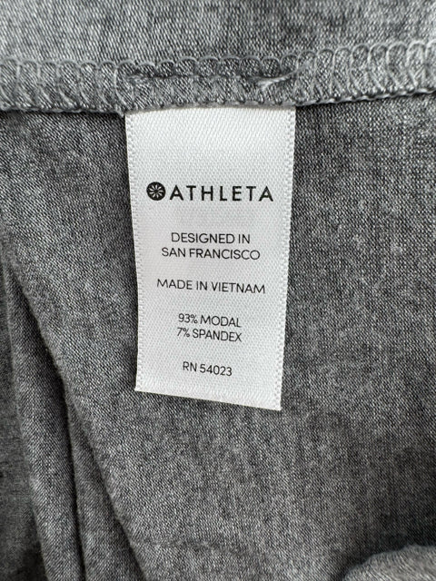 Size M Athleta Gray Cotton Dress