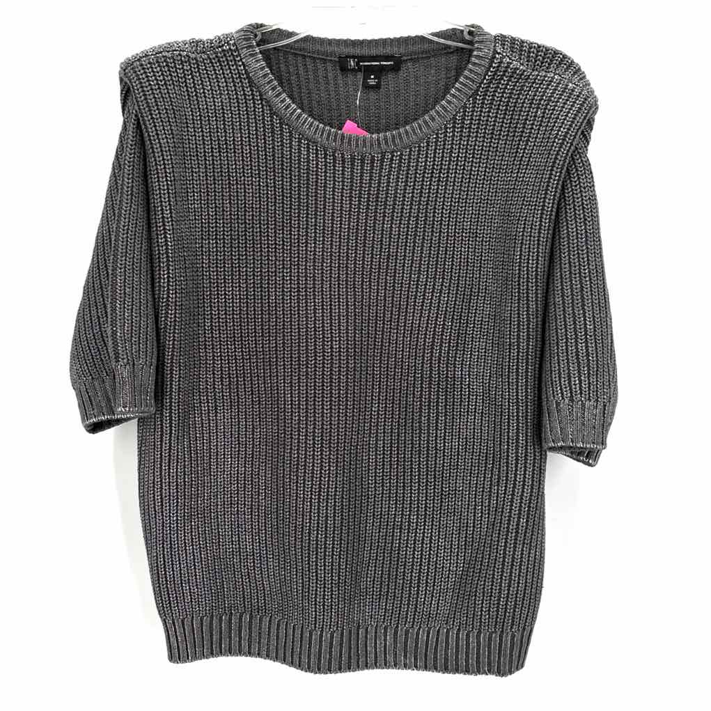 Size M INC Gray Knit Sweater